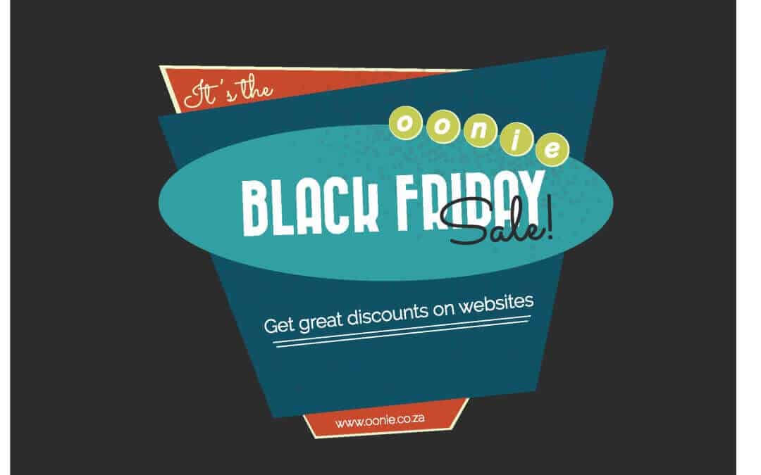 web development black friday  | Oonie Cape Town | Web Design and SEO Agency