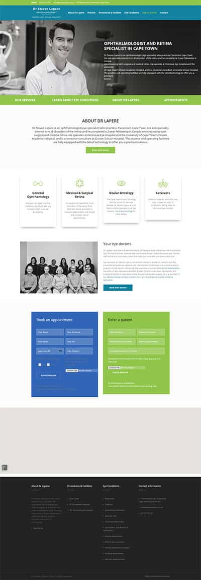 medical web design