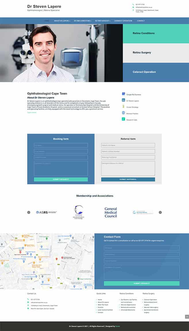 medical web redesign